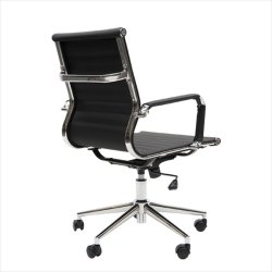 CC 10 72 A Office chair M in artificial leather and with low back