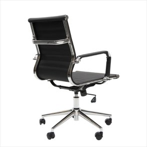 CC 10 72 A Office chair M in artificial leather and with low back