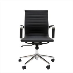 CC 10 72 A Office chair M in artificial leather and with low back