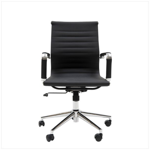 CC 10 72 A Office chair M in artificial leather and with low back
