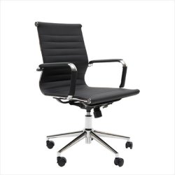 CC 10 72 A Office chair M in artificial leather and with low back