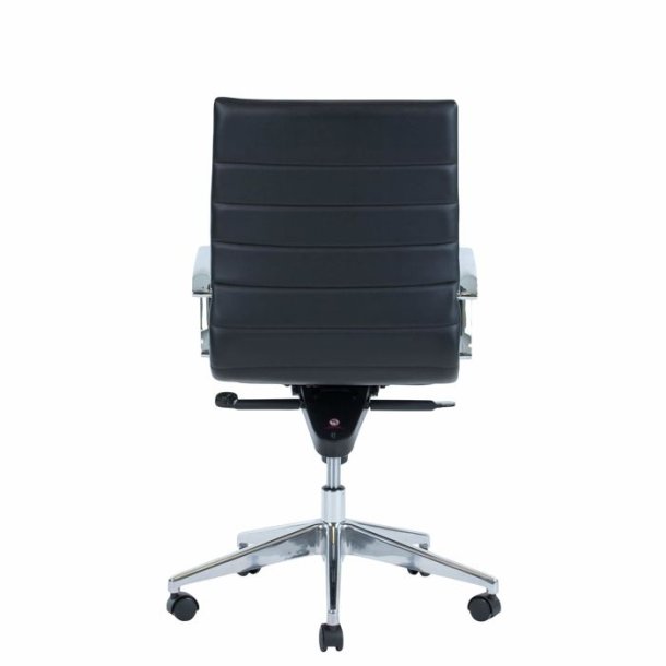 Office chair Prestige with medium backrest, black