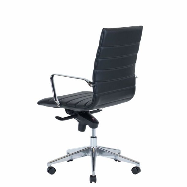 Office chair Prestige with medium backrest, black