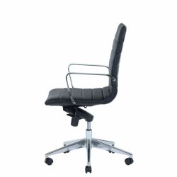 Office chair Prestige with medium backrest, black