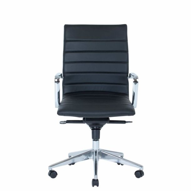 Office chair Prestige with medium backrest, black