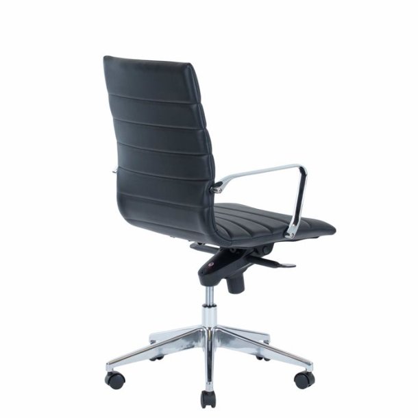 Office chair Prestige with medium backrest, black