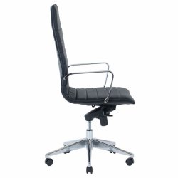 Office chair Prestige with high backrest, black