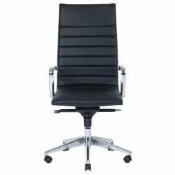 Office chair Prestige with high backrest, black