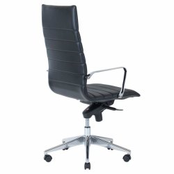 Office chair Prestige with high backrest, black