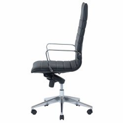 Office chair Prestige with high backrest, black