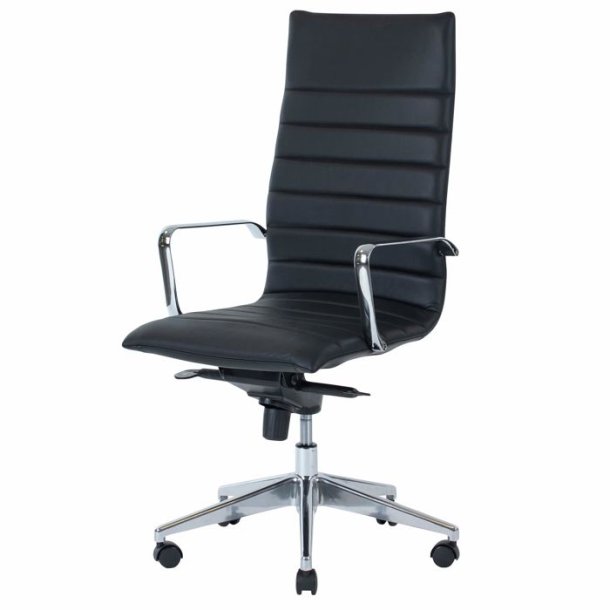Office chair Prestige with high backrest, black
