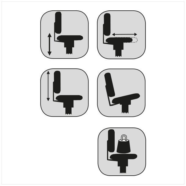 Canadian Base office chair