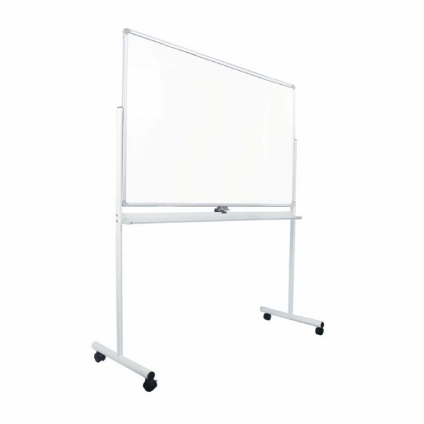 Whiteboard on wheels ECO 90&times;150 cm, white