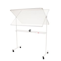 Whiteboard on wheels ECO 90&times;150 cm, white