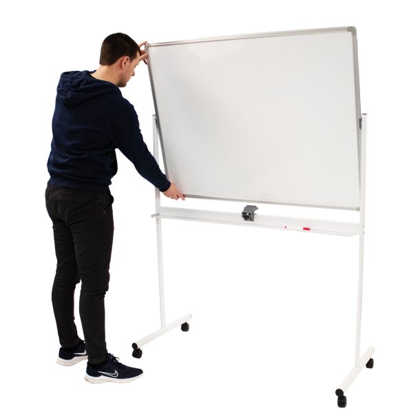 Whiteboard on wheels ECO 120&times;180 cm, white