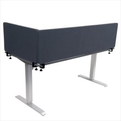 Eco Soft desk screen - 120x40 cm, anthracite