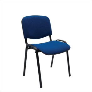 Comfort Basic chair with black lacquered frame (Blue)