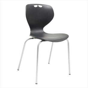 Oporto Kills Chair with Aluminum Frame (Black)