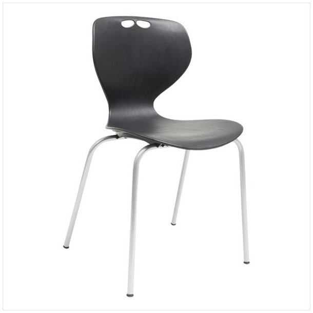 Oporto Kills Chair with Aluminum Frame (Black)