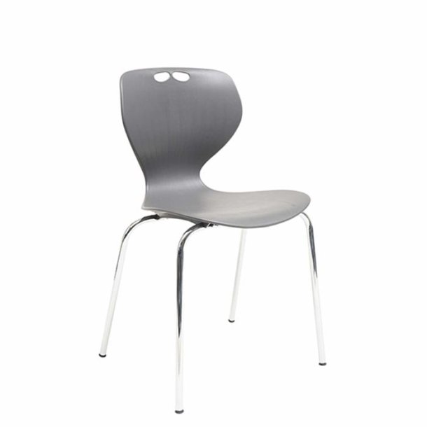 Oporto Kills Chair with shiny frame (Anthracite)