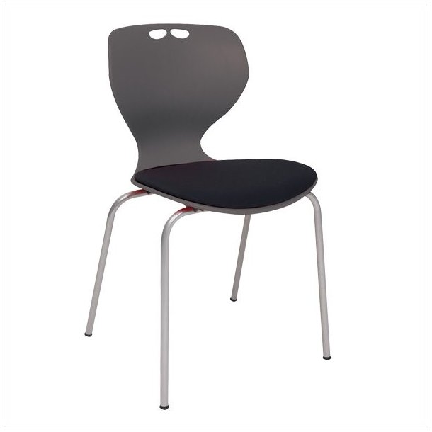 Oporto Kills chair with cushion and aluminum frame (Anthracite)