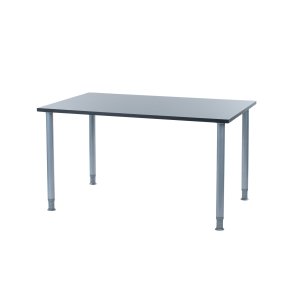 Oporto Futura canteen table, 130×80 cm, aluminum (anthracite)