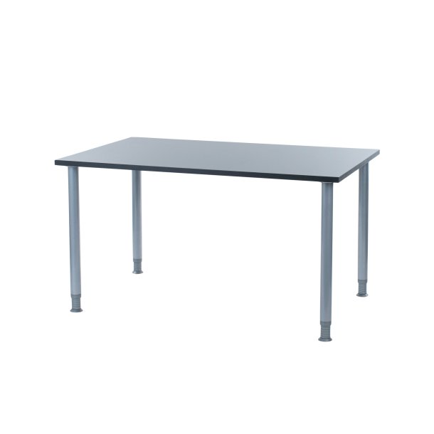 Oporto Futura canteen table, 130&times;80 cm, aluminum (anthracite)