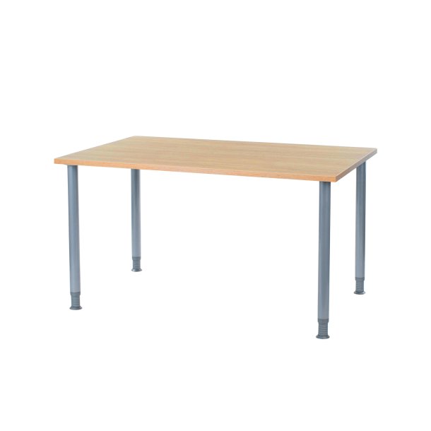 Oporto Futura canteen table, 130&times;80 cm, aluminum (bow)