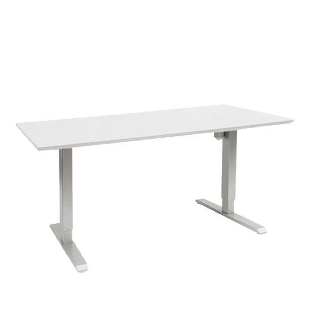 EP 2800 Height adjustable table - Decor laminate 80x140 cm (White)