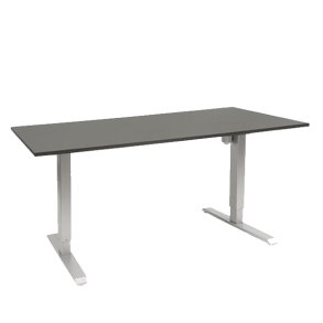 EP 2800 Height adjustable table - Decor laminate 80x160 cm (Anthracite)
