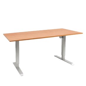 EP 2800 Height adjustable table - Decor laminate 80x160 cm (Beech)