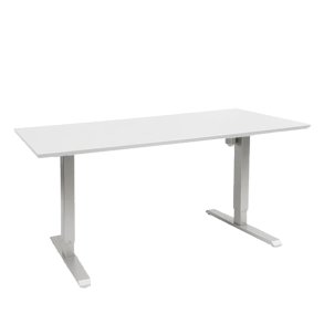 EP 2800 Height adjustable table - Decor laminate 80x120 cm (White)