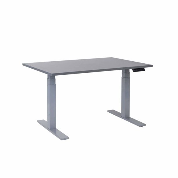 EP 6000 Height adjustable table - Decor laminate 80x120 cm (Tabletop anthracite; Stelalu frame)