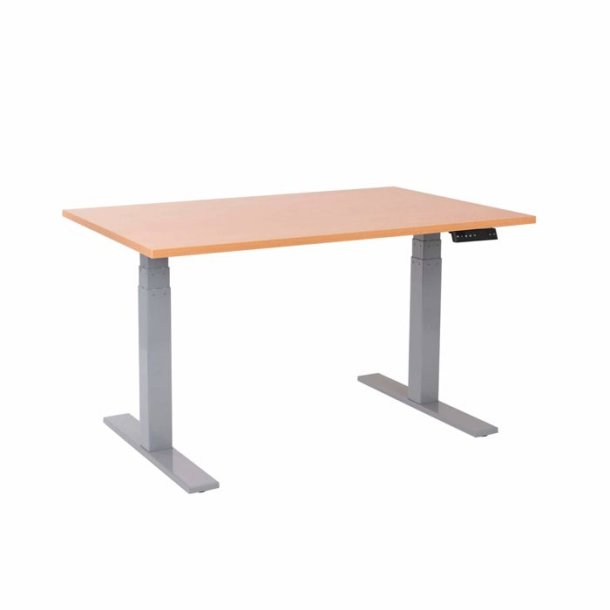 EP 6000 Height adjustable desk - Decor laminate 80x140 cm (Beech)