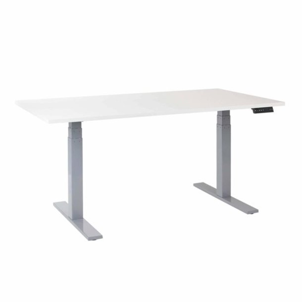 EP 6000 Height adjustable desk - Decor laminate 80x160 cm (White)