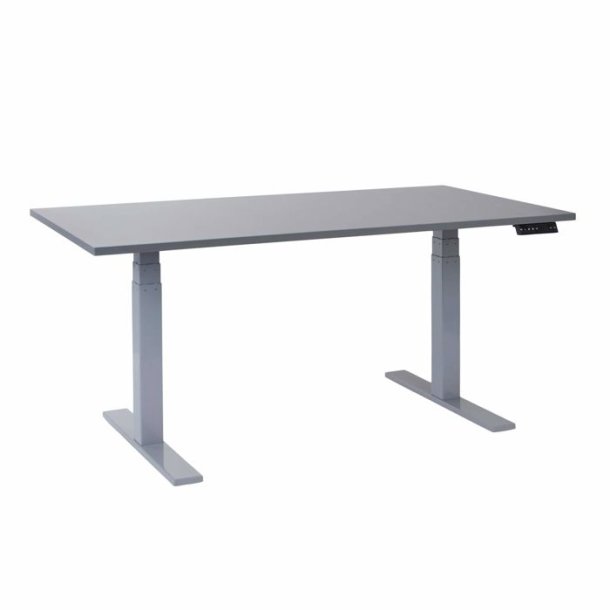 EP 6000 Height adjustable desk - Decor laminate 80x160 cm (Anthracite)