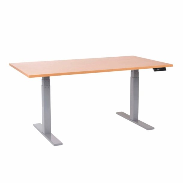 EP 6000 Height adjustable desk - Decor laminate 80x160 cm (Beech)