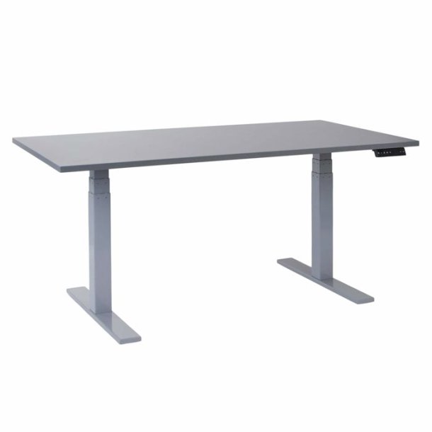 EP 6000 Height adjustable table - Decor laminate 90x180 cm (Anthracite)