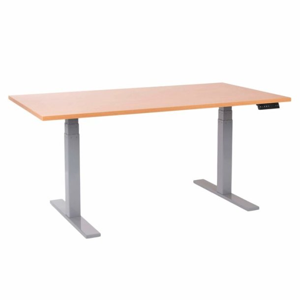 EP 6000 Height adjustable table - Decor laminate 90x180 cm (Beech)