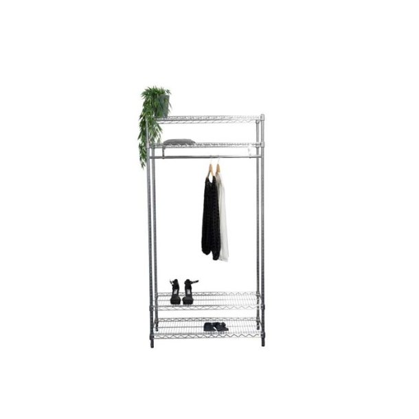 Wire rack Wirefix 46x91x200 h cm