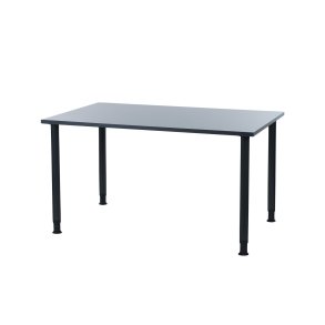 Oporto Futura canteen table, 130×80 cm, black (anthracite)