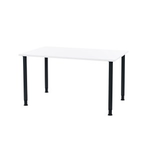 Oporto Futura canteen table, 130×80 cm, black (white)
