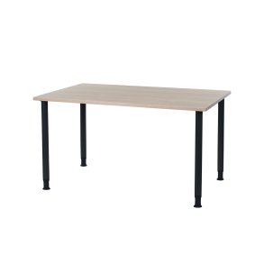 Oporto Futura canteen table, 130×80 cm, black (eg)