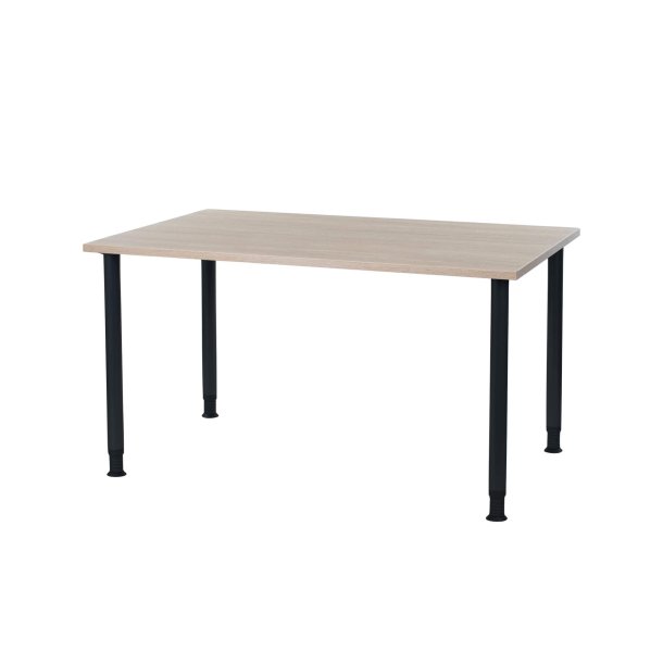 Oporto Futura canteen table, 130&times;80 cm, black (eg)