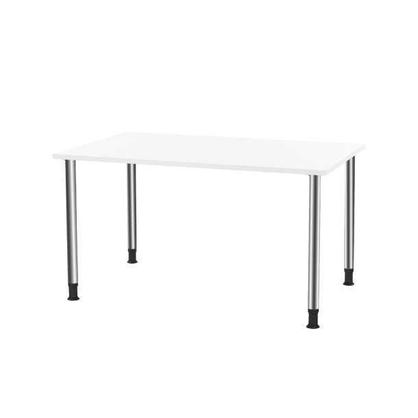 Oporto Futura canteen table, 130&times;80 cm, blank (white)