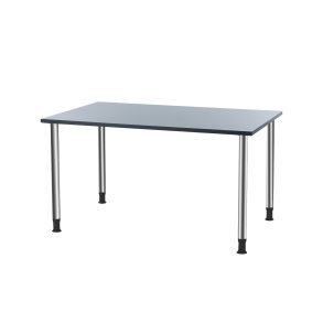 Oporto Futura canteen table, 130×80 cm, blank (anthracite)