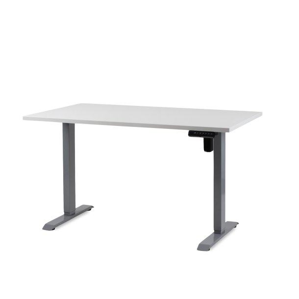 EP 2600 Height adjustable table - Decor laminate 70x140 cm (Table top white)