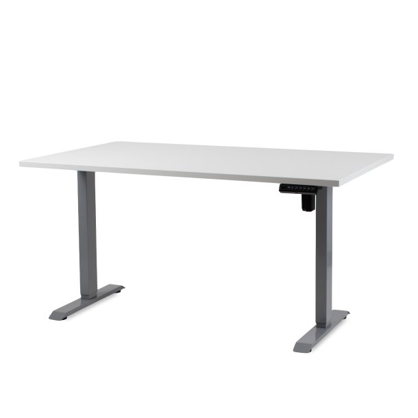 EP 2600 Height adjustable table - Decor laminate 80x160 cm (Table top white)