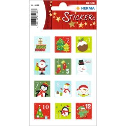 Herma stickers Christmas 1-24 julekalender (2)
