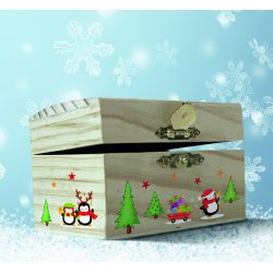 Herma stickers Magic vinter/jule pingviner (1)